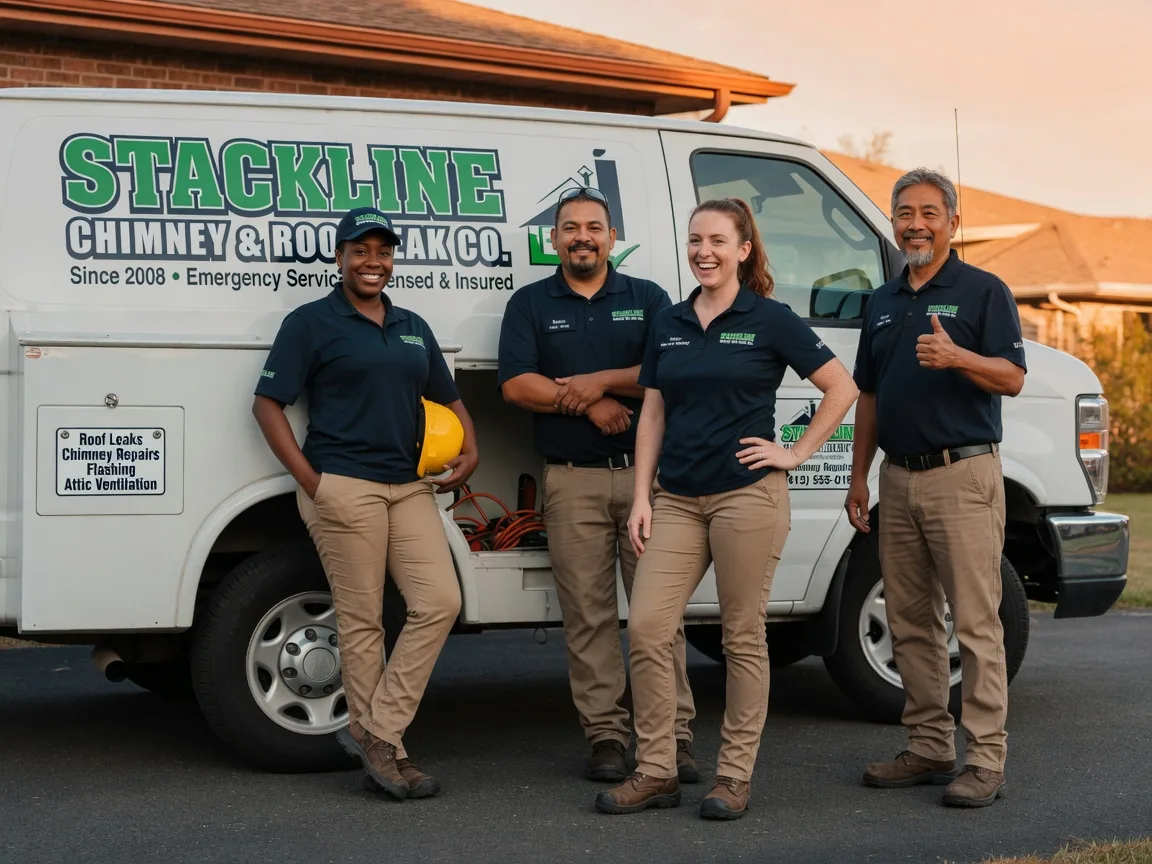 Chimney flashing repair company in Whitehall, WI